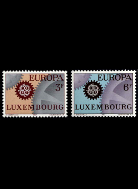 Liuksemburgas, pilna serija, MiNr 748-749 MNH**