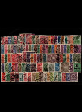 100 vnt. Vokietijos Reicho 1872-1923 m. pašto ženklų pakuotė HF002