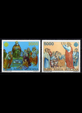  Vatikanas, pilna oro pašto serija, MiNr 842-843 MNH**
