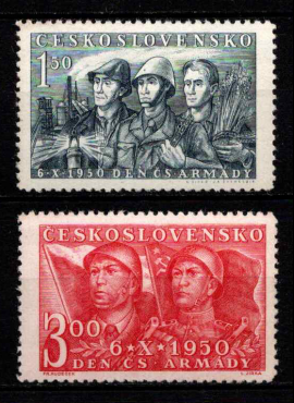Čekoslovakija, pilna serija, MiNr 626-627 MNH**