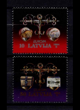 Latvija, pilna serija, MiNr 376-377 MNH**
