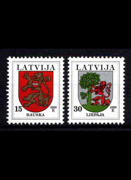 Latvija, pilna serija, MiNr 485-486 AI MNH**