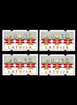Latvija, pašto automatų ženklai, MiNr 1 MNH**