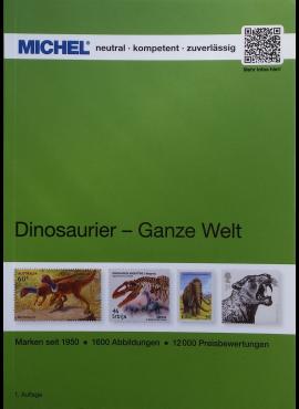 Teminis pašto ženklų katalogas MICHEL "Dinozaurai – visas pasaulis" (1 leidimas)