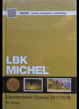 Lichtenšteino pašto ženklų katalogas MICHEL (Liechtenstein-Spezial) 2017/2018 (36 leidimas)