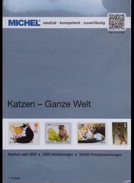 Teminis pašto ženklų katalogas MICHEL "Katės – visas pasaulis" (1 leidimas)