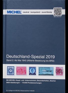 Vokietijos pašto ženklų katalogas MICHEL (Deutschland-Spezial, Band 2) 1945-2019 m. (49 leidimas)