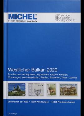 Vakarų Balkanų pašto ženklų katalogas MICHEL 2020 m. (105 leidimas)