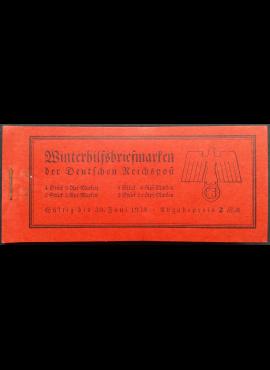 Vokietijos Reichas, kišeninė knygelė Nr 44, pilnas komplektas MiNr 653-654, 651, 656