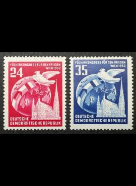 Vokietijos Demokratinė Respublika VDR, pilna serija MiNr 320-321 MNH**