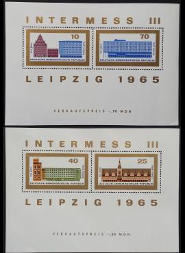Vokietijos Demokratinė Respublika (VDR), pilna serija - 2 blokai Nr. 23-24 MiNr 1126-1129 MNH**