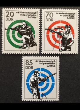 Vokietijos Demokratinė Respublika (VDR), pilna serija, MiNr 3045-3047 MNH**