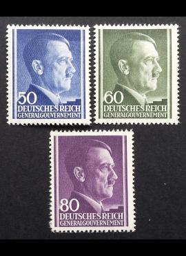 Vokietijos Reichas, Lenkijos okupacija, pilna serija, MiNr 110-112 MH*