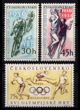 Čekoslovakija, pilna serija, MiNr 965-967 MNH**