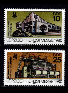 Vokietijos Demokratinė Respublika (VDR), pilna serija, MiNr 2539-2540 MNH**
