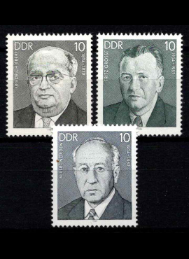 Vokietijos Demokratinė Respublika (VDR), pilna serija, MiNr 2849-2851 MNH**