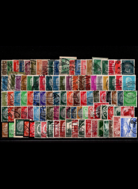 100 vnt. Vokietijos Reicho 1924-1942 m. pašto ženklų pakuotė HF003