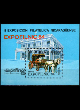 Nikaragva, oro paštas, blokas Nr. 160, MiNr 2530 MNH**