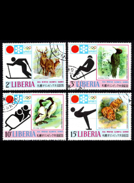 Liberija, MiNr 810-811, 813-814 Used (O)