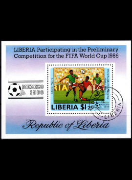 Liberija, blokas Nr. 109, MiNr 1335 Used (O)