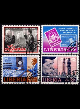 Liberija, pilna serija, MiNr 662-665 Used (O)