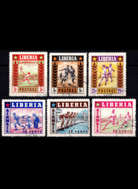 Liberija, pilna serija, MiNr 471-476 Used (O)