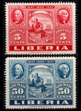 Liberija, MiNr 387, 390 MH*