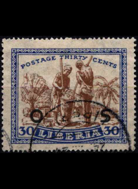 Liberija, tarnybinis, MiNr D143 Used (O)