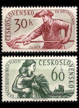 Čekoslovakija, pilna serija, MiNr 1199-1200 MNH**