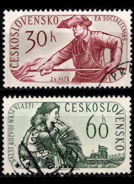 Čekoslovakija, pilna serija, MiNr 1199-1200 Used (O)