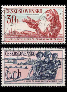 Čekoslovakija, pilna serija, MiNr 1201-1202 Used (O)