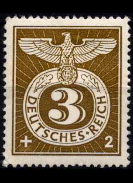 Vokietijos Reichas, MiNr 830 MLH*