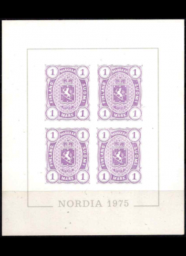 Suomija. Proginis Tarptautinės pašto ženklų parodos blokas