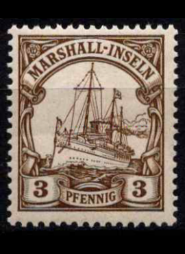Vokietijos Reichas, Užsienio ir kolonijų paštas, Maršalo salos, MiNr 13 MNH**