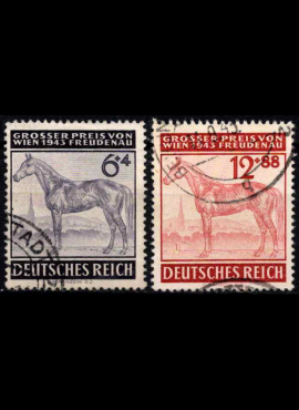 Vokietijos Reichas, pilna serija, MiNr 857-858 Used (O)