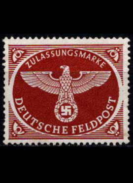 Vokietijos Reichas, lauko paštas, MiNr 2 A MLH*