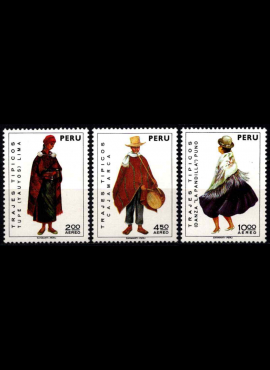 Peru, pilna serija, MiNr 907-909 MNH**
