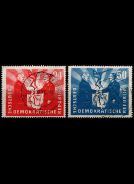 Vokietijos Demokratinė Respublika (VDR), pilna serija, MiNr 284-285 Used (O)