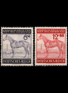 Vokietijos Reichas, pilna serija, MiNr 857-858 MNH**