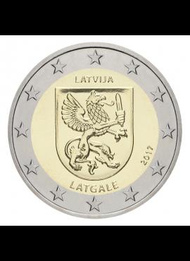 Latvija, proginiai 2 eurai Latgale, 2017m UNC