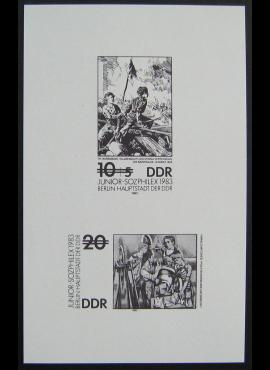 Vokietijos Demokratinė Respublika (VDR), pilna serija, MiNr 2812/2813 S MNG (*)
