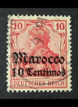Vokietijos Reichas, Užsienio ir kolonijų paštas, Marokas, MiNr 36 Used (O)