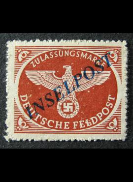 Vokietijos Reichas, oro paštas, MiNr 10 BbII MH*