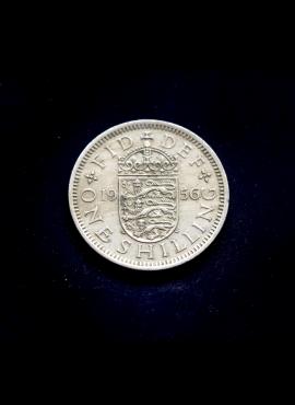 Didžioji Britanija, 1 šilingas 1956m