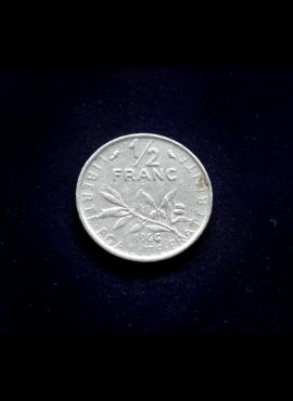 Prancūzija, 1/2 franko, 1966m