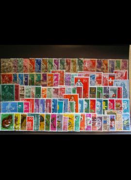 100 vnt. Šveicarijos pašto ženklų pakuotė HF013