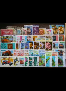 50 vnt. Nikaragvos pašto ženklų pakuotė HF026 E