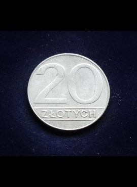 Lenkija, 20 zlotų 1990m