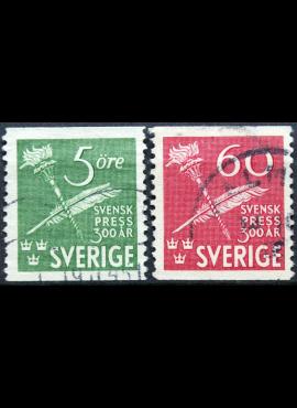 Švedija, MiNr 312-313 Used (O) G