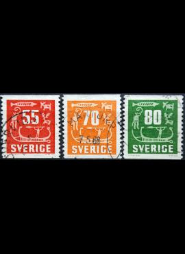 Švedija, pilna serija, MiNr 431-433 Used (O) G